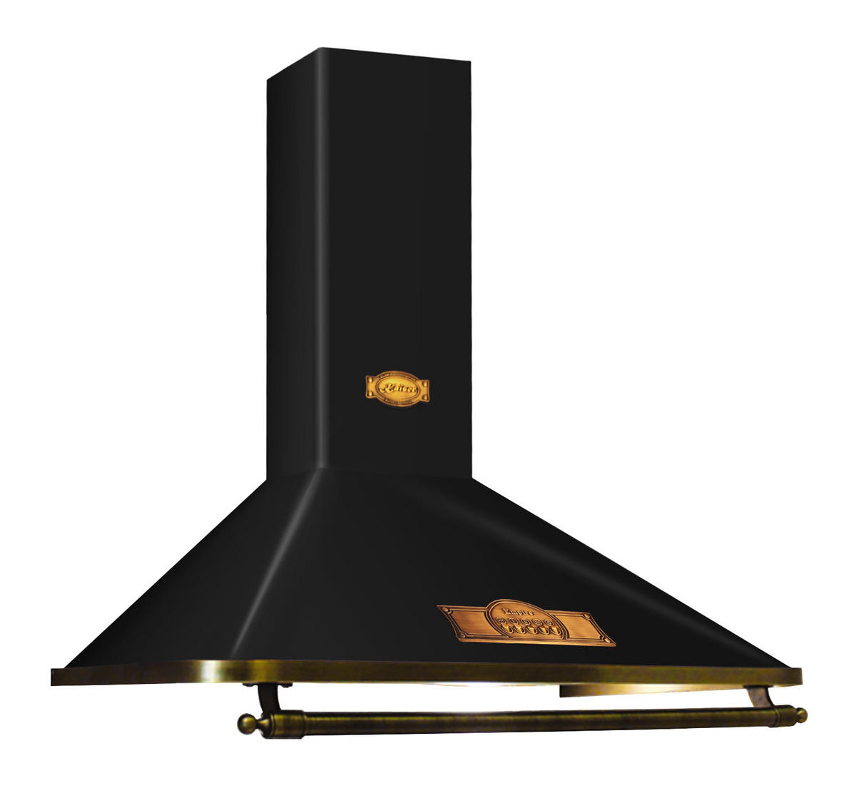 WANDHAUBE A 9315 Em Eco Schwarz 90cm - Schwarz, Metall (90/86.5/48cm) - Kaiser Küchengeräte