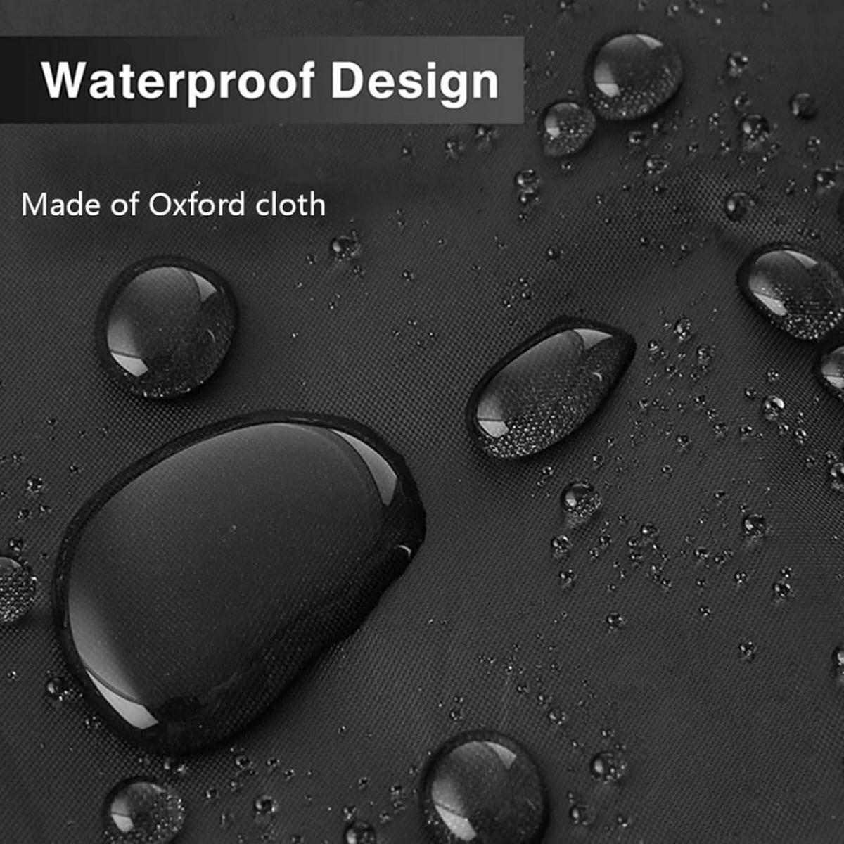 STRANDKORB Abdeckung 120 x 90 x 155/140 cm Wasserdicht UV Beständig - Anthrazit, Textil (135/155/120cm)