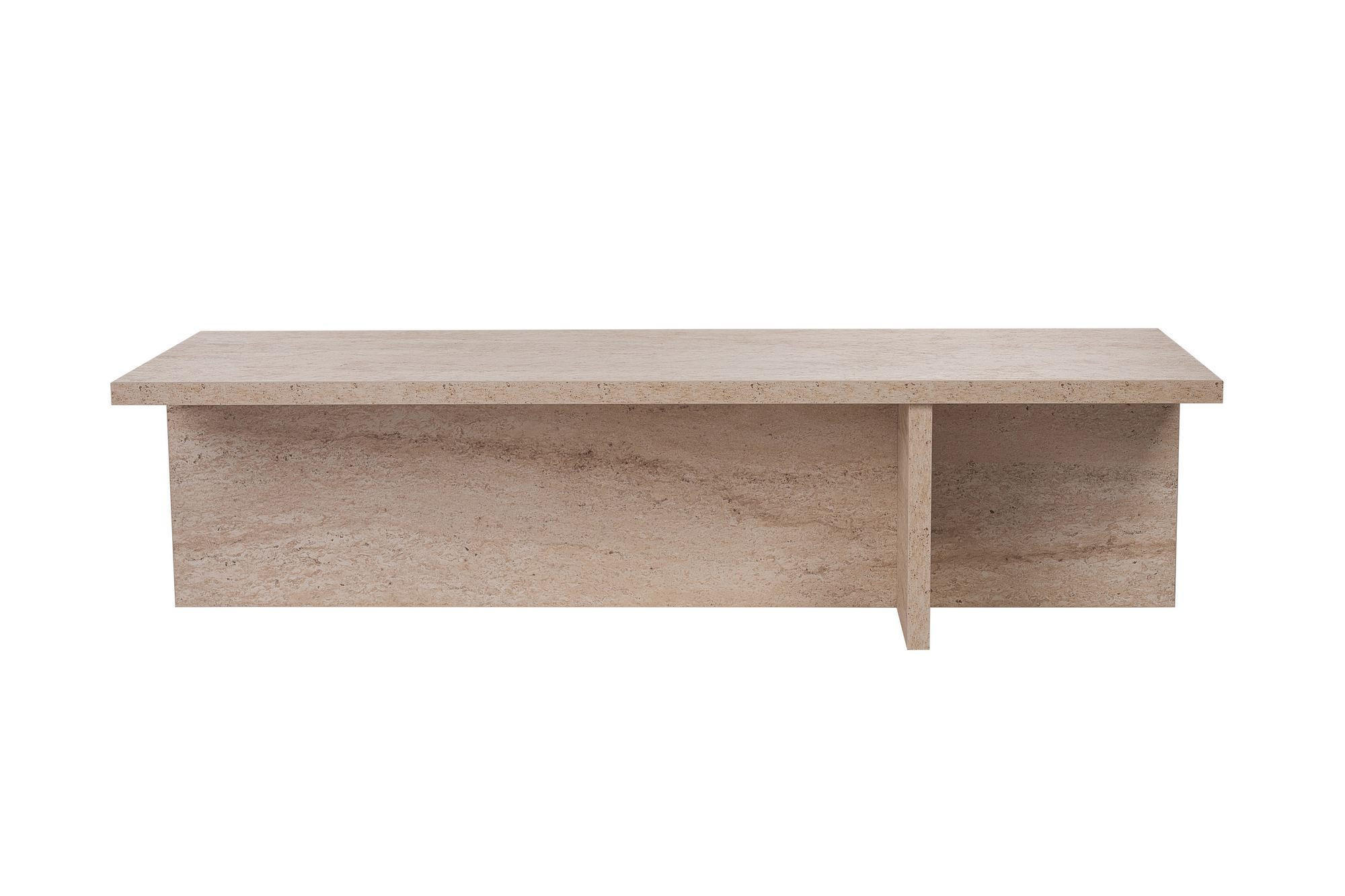 Habitat Garten Couchtisch Beige 45x30x120 cm
