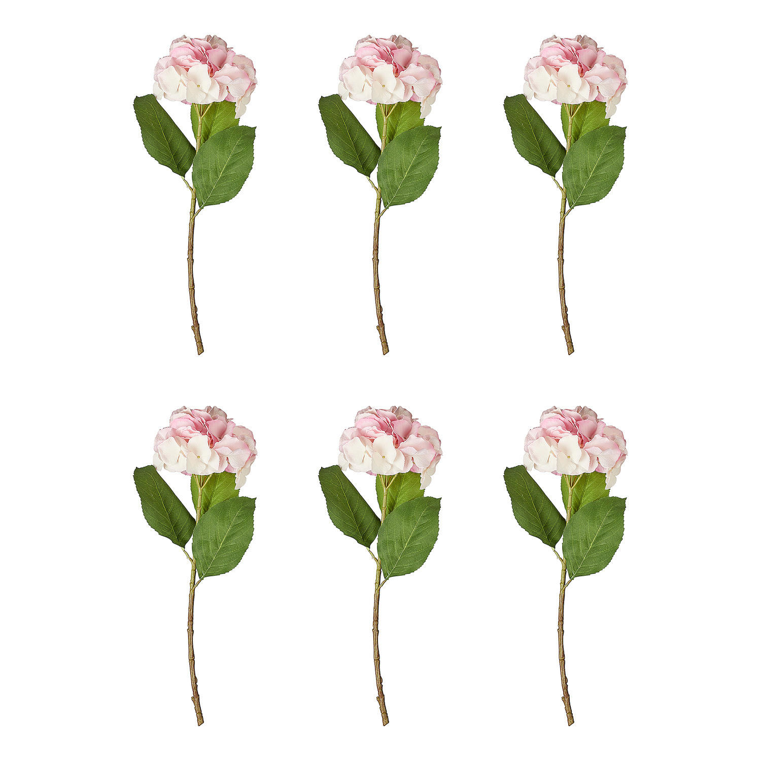 KUNSTBLUME (6er Set) Florista - Pink, Kunststoff (62cm) - Butlers