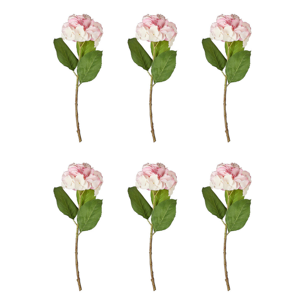KUNSTBLUME (6er Set) Florista - Pink, Kunststoff (62cm) - Butlers