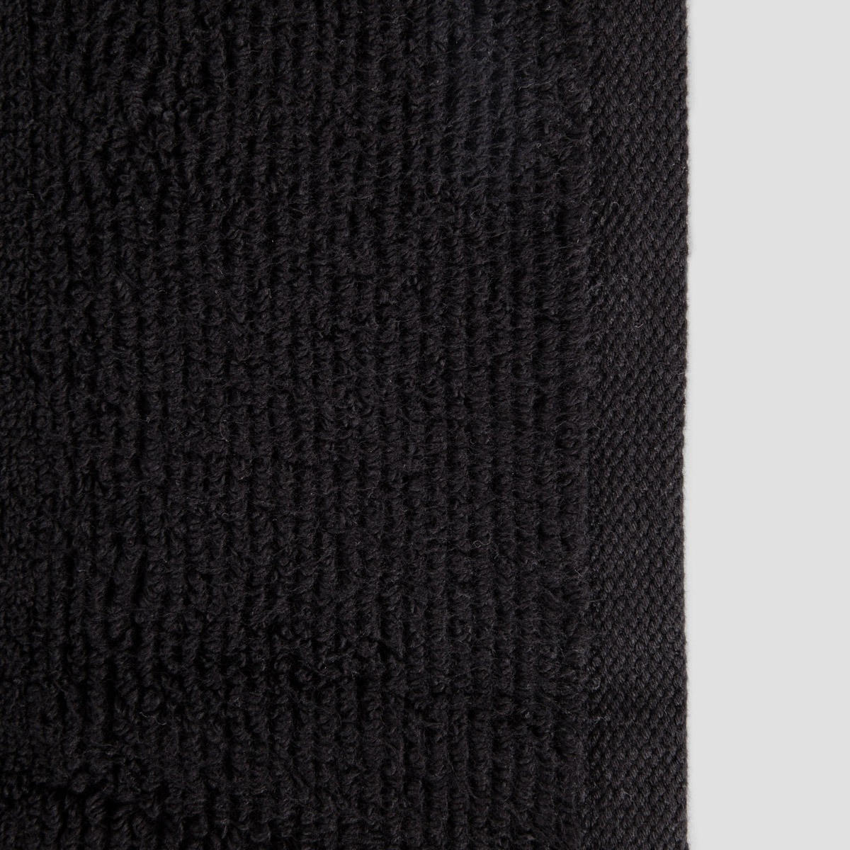 BADETUCH Desma schwarz 50/90 cm - Schwarz, Textil (50/90cm) - Homla