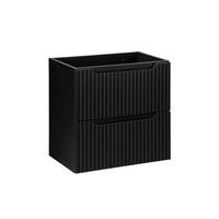 WASCHTISCHUNTERSCHRANK 60cm Riva Schwarz - Schwarz, Holzwerkstoff (60/57/40cm) - Petits-meubles