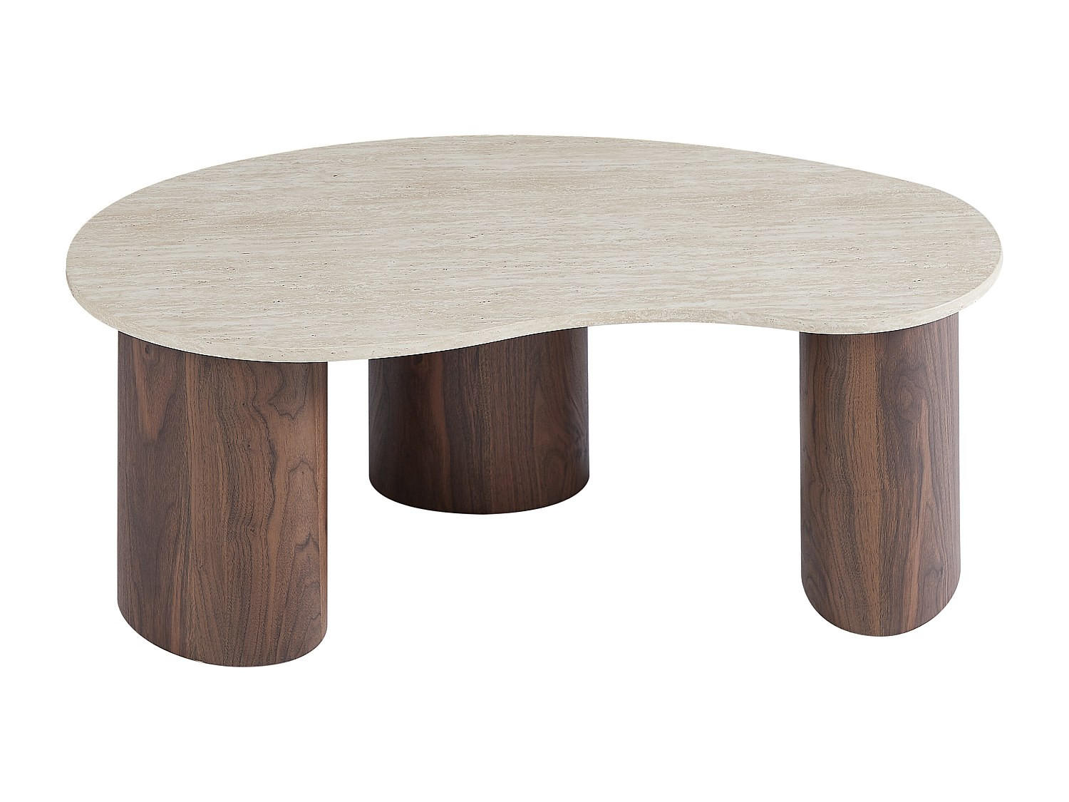 COUCHTTISCH nicht ausziehbar - 120 cmcm x 60 cmcm - Holz, Platte - Naturfarben Dunkel, Beige - ALOZYA - Beige/Naturfarben, Holz (60/120/45cm) - Vente-Unique