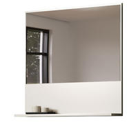 BADSPIEGEL Sand 80 cm, Badezimmer Spiegel mit Ablage - Kaschmir, Glas/Holzwerkstoff (80/74/14cm) - Top.Furn