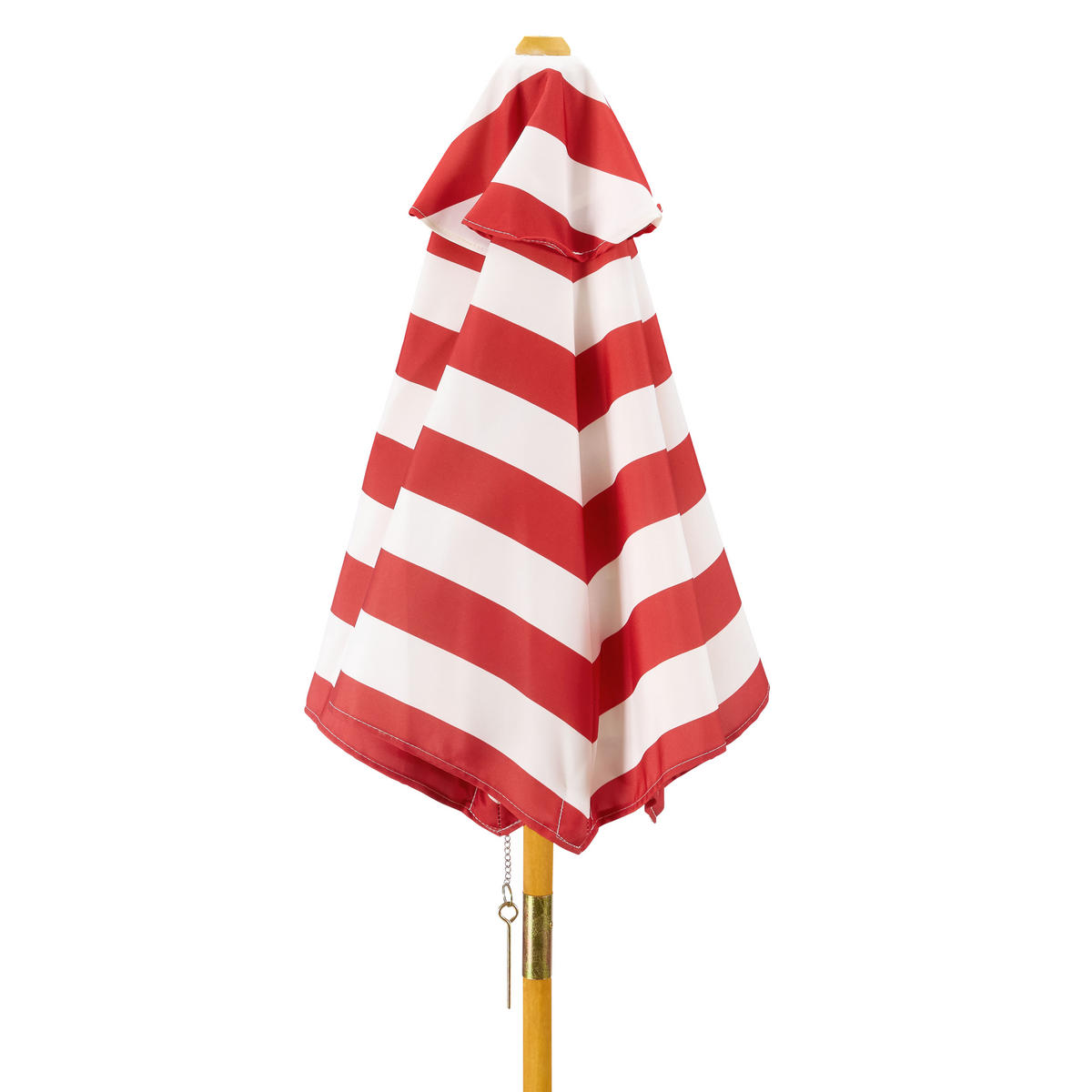 HOLZ-PICKNICKTISCH Kinder mit Sonnenschirm, Rot, 143cm - Rot, Holz - Teamson Kids