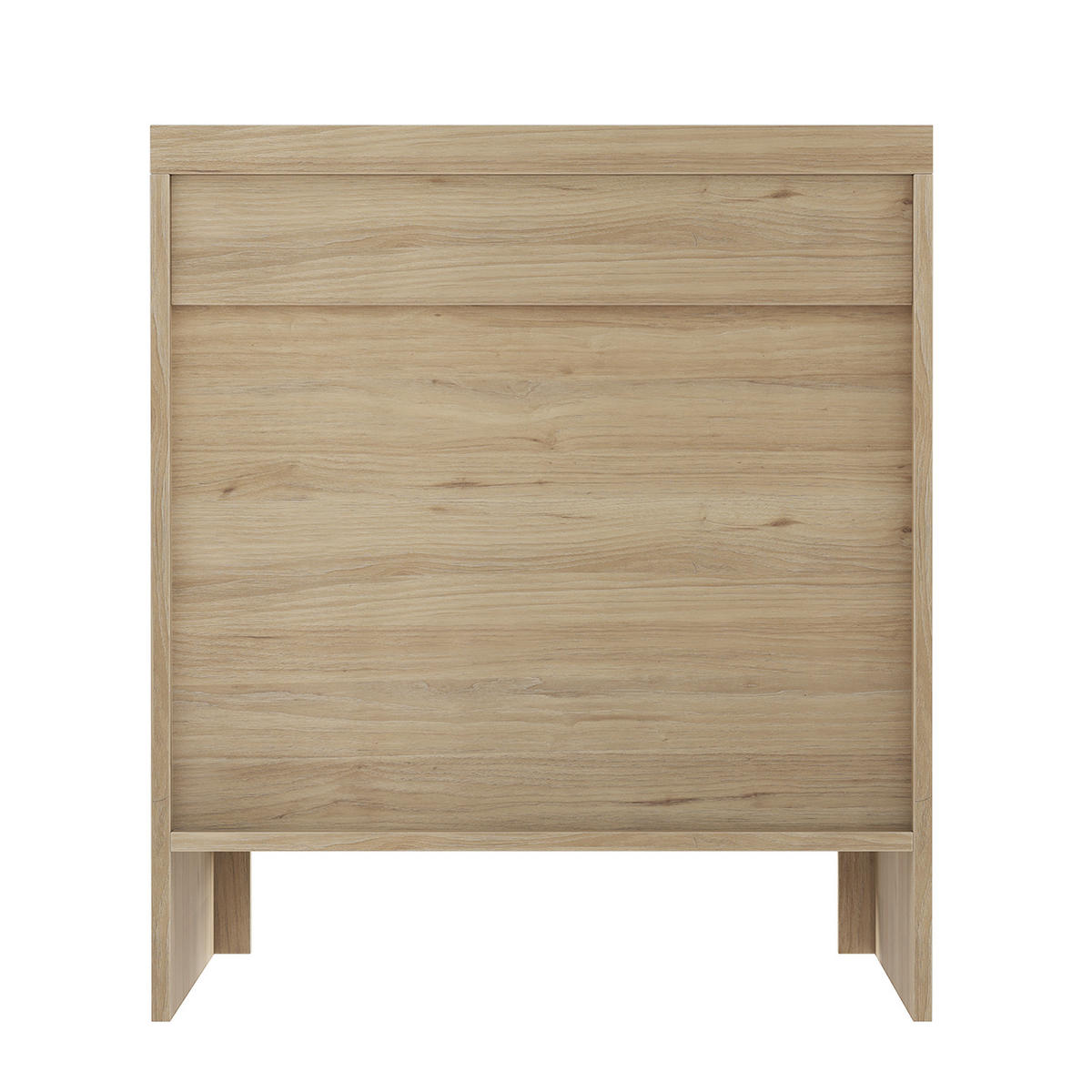 NOČNÍ STOLEK Dubový dekor se 2 zásuvkami v moderním stylu - barva dubu, kompozitní dřevo (48/55.5/40cm) - Urban Meuble