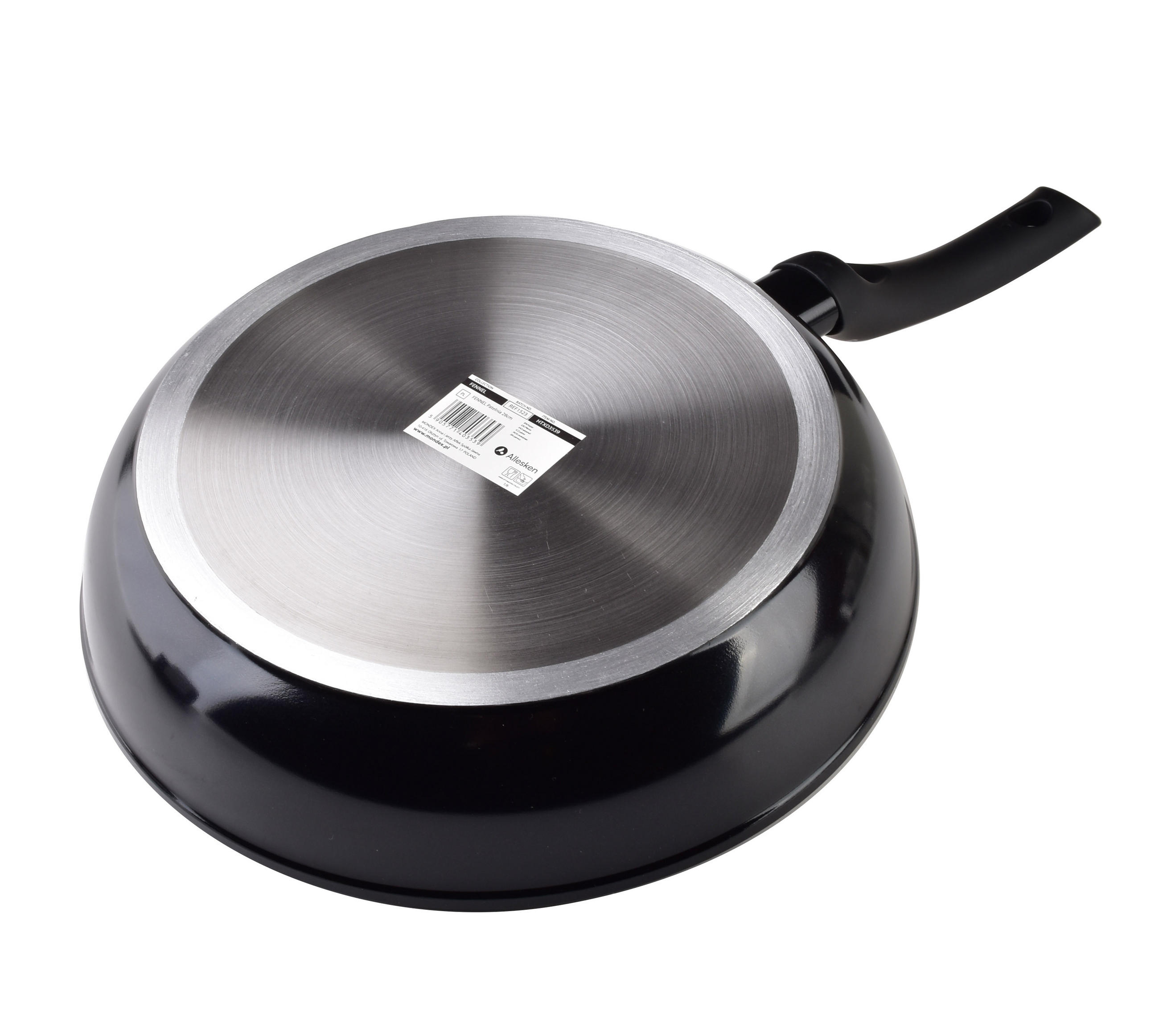PFANNE Fennel Schwarz 28/46/6.2 cm Metall - Schwarz, Metall (28cm) - Mondex