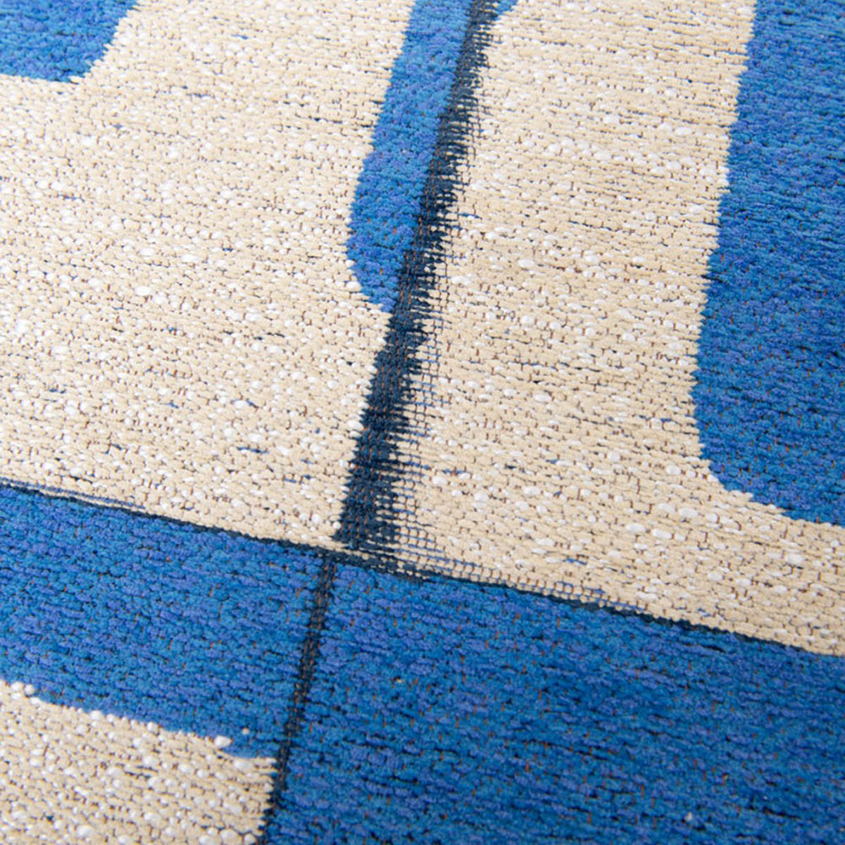 TEPPICH Campanula Craft Papercut 80/250 cm - Blau, Kunststoff/Textil (80/250cm) - Louis De Poortere