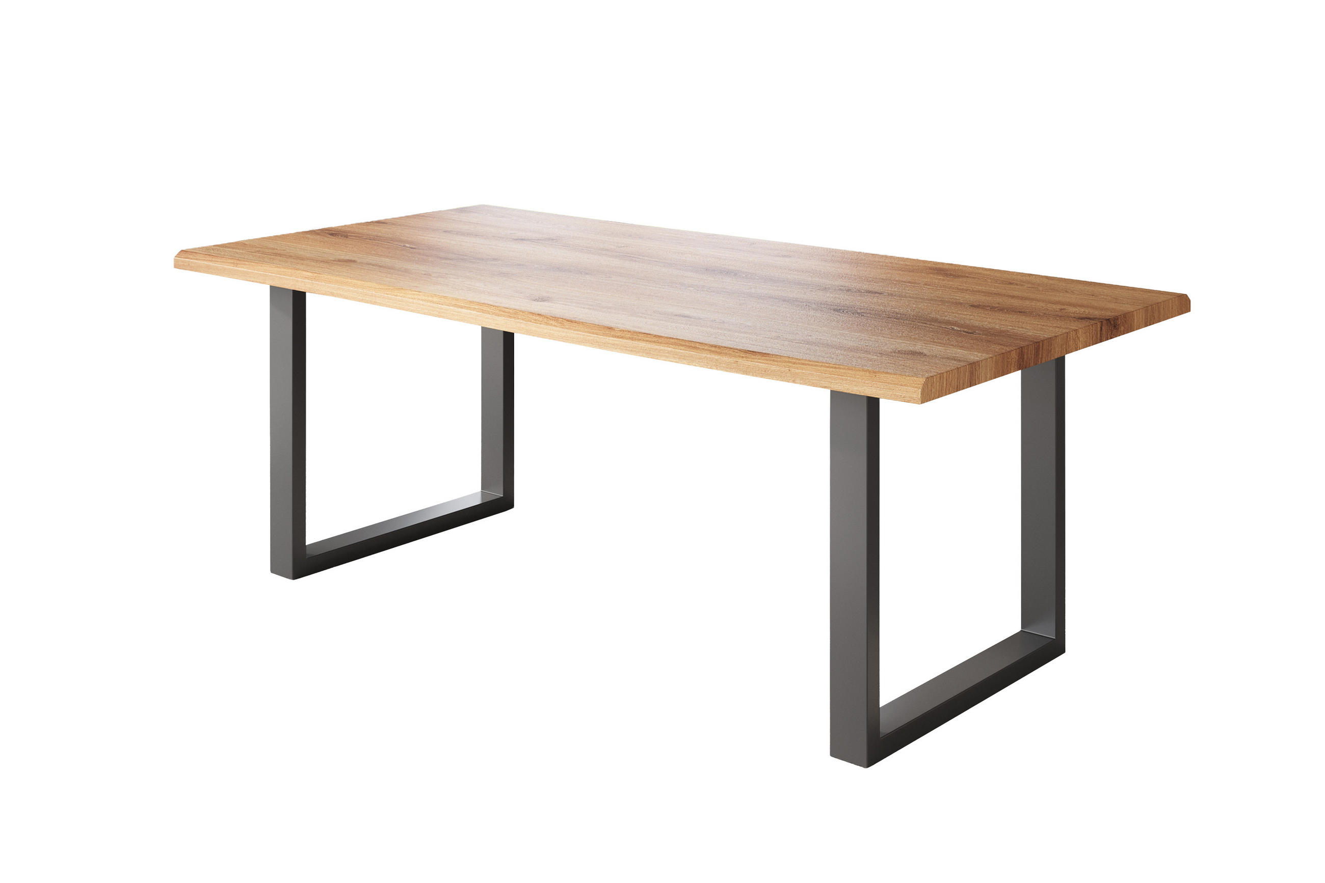 ESSTISCH JULIUS U - Wildeiche/Eichefarben, Holz (100/240/77cm) - SAM