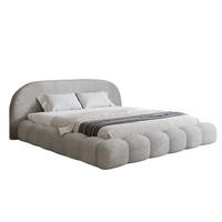 POLSTERBETT Metallrahmen 180x200 Grau OMBIS - Grau, Holzwerkstoff (180/200cm) - Compleo24