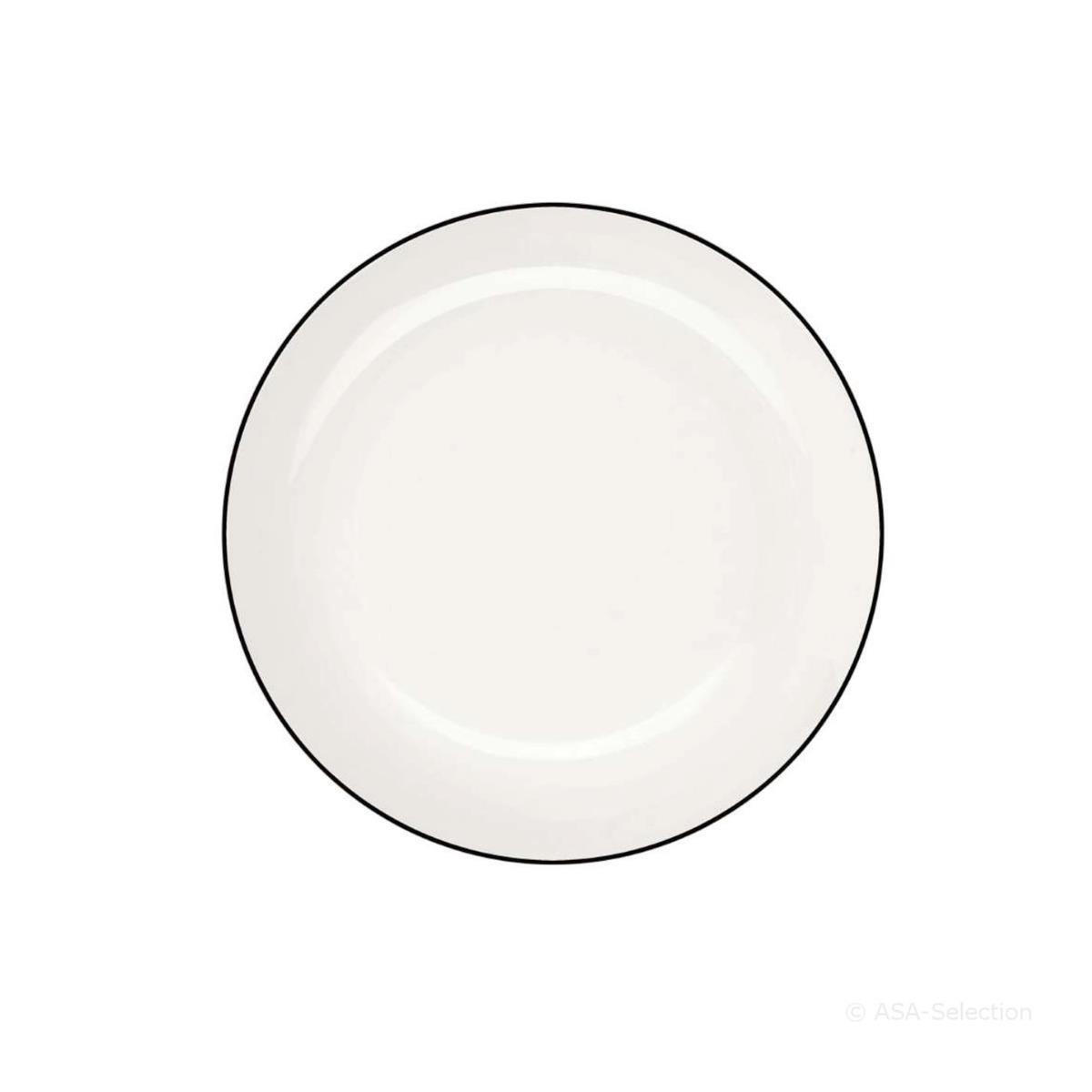 TELLER 3414198 - Schwarz, Metall (25/30/25cm) - ASA