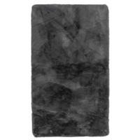 KUNSTFELLTEPPICH Sara 50x60 cm - Anthrazit, Textil (50/60cm) - Gino Falcone