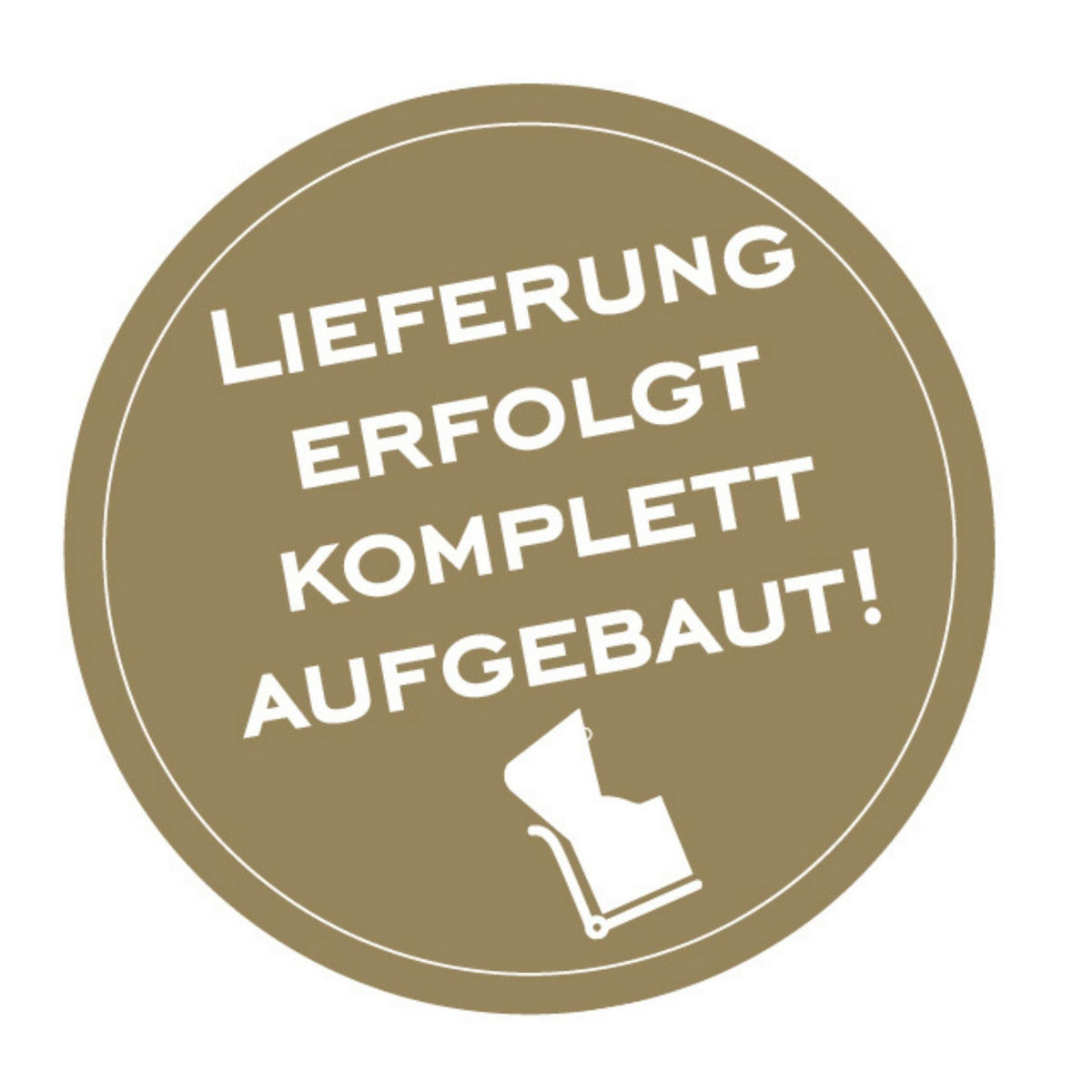 STRANDKORB Düne Komplettset - Braun/Grün, Naturmaterialien/Metall (125/170/80cm) - Mr. Deko