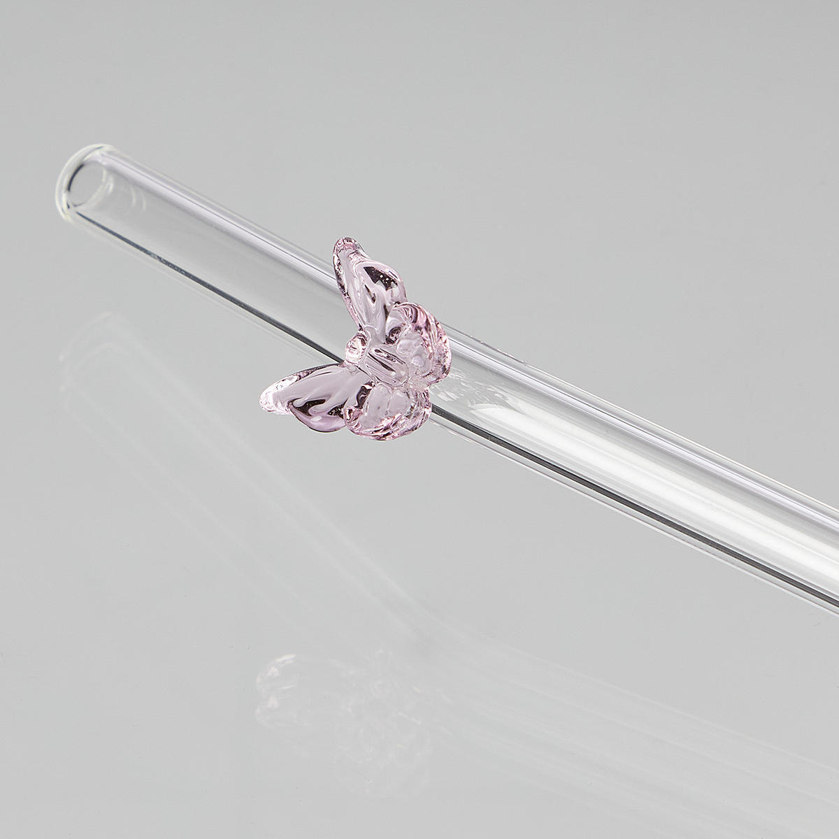 TRINKHALM-SET (4-tlg.) Long Drink - Transparent, Glas (0.8/20cm) - Butlers