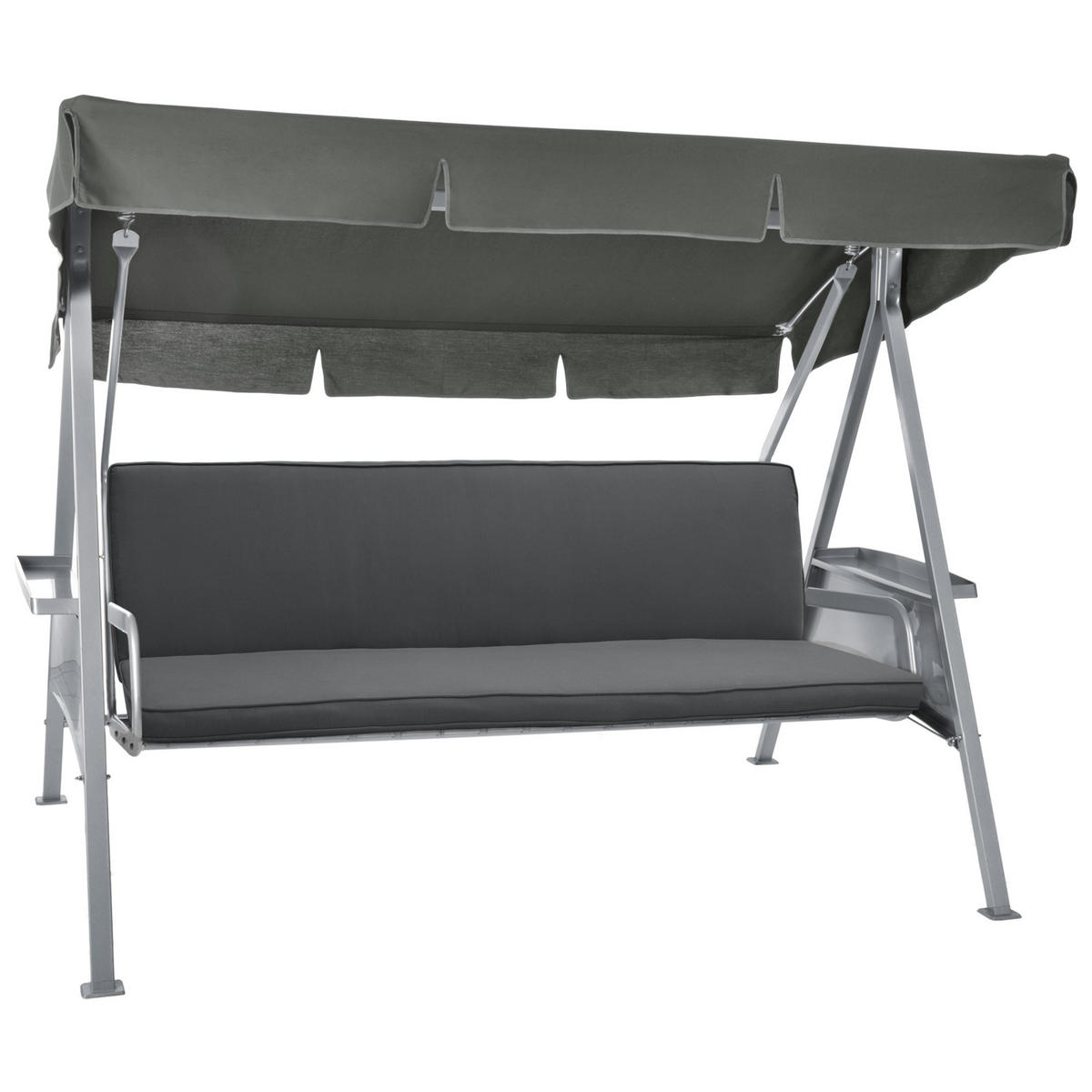 HOLLYWOODSCHAUKELAUFLAGE Loft HS - Graphitfarben, Textil (50/6/180cm) - Beautissu 