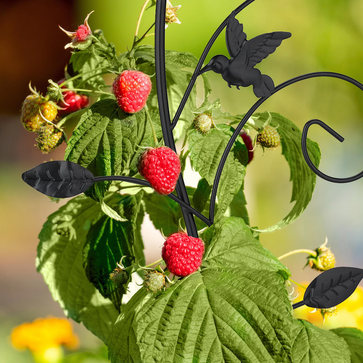 RANKHILFE - Schwarz, Metall (34/110/1cm) - Relaxdays