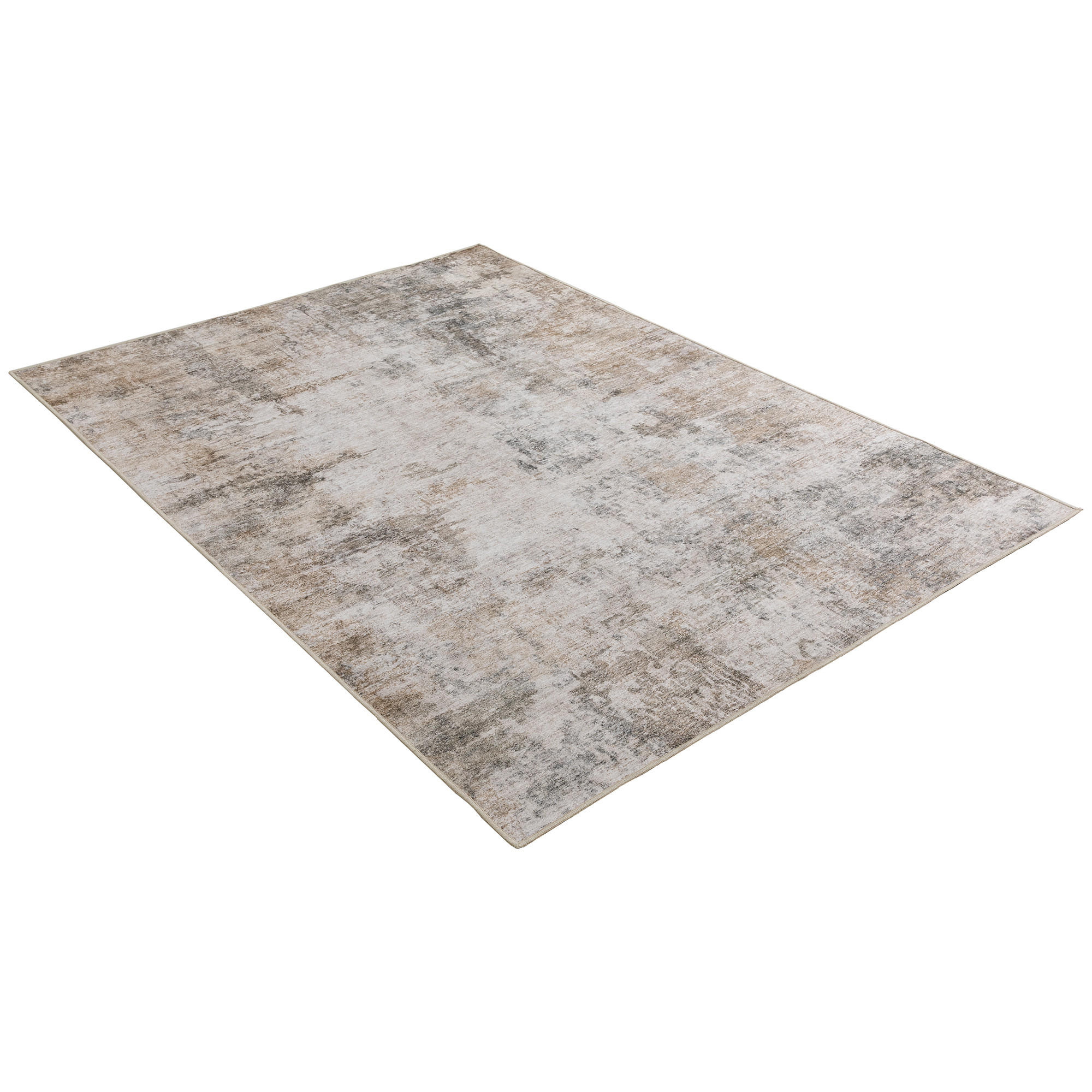 TEPPICH Polyester Braun - Braun, Textil (140/200cm) - HOMCOM