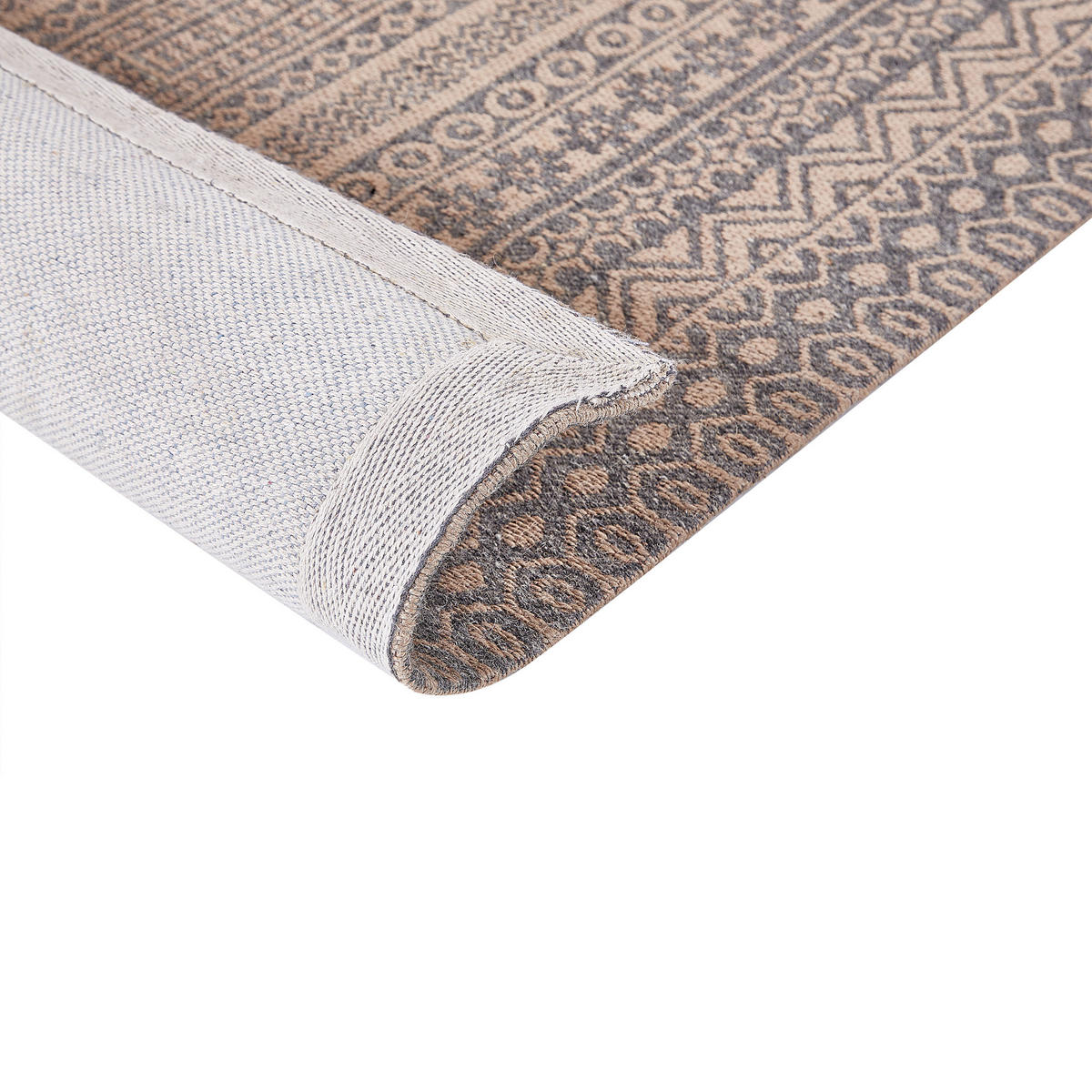 KURZFLOR-TEPPICH Baglar 150/80 cm - Beige, Naturmaterialien (80/150cm) - Beliani