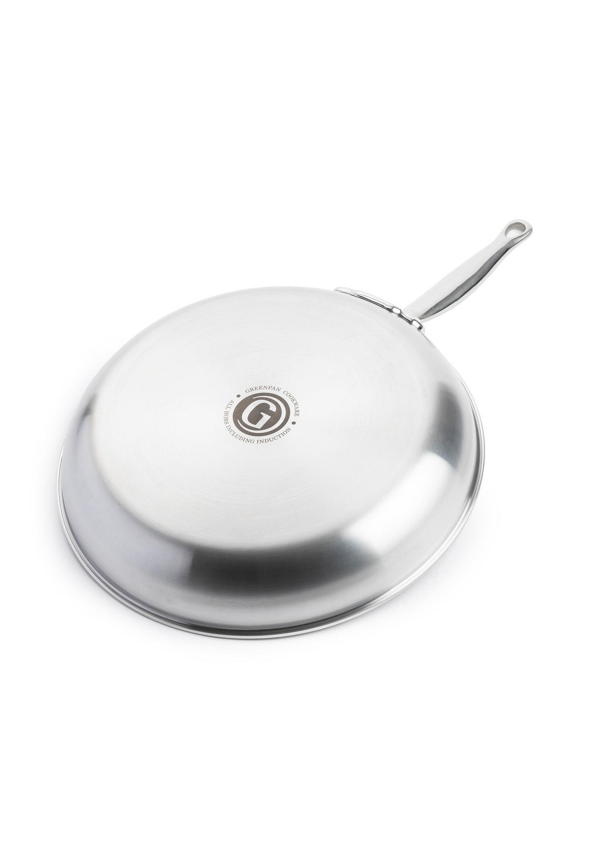 BRATPFANNE Premiere - Silberfarben, Metall (30cm) - GreenPan