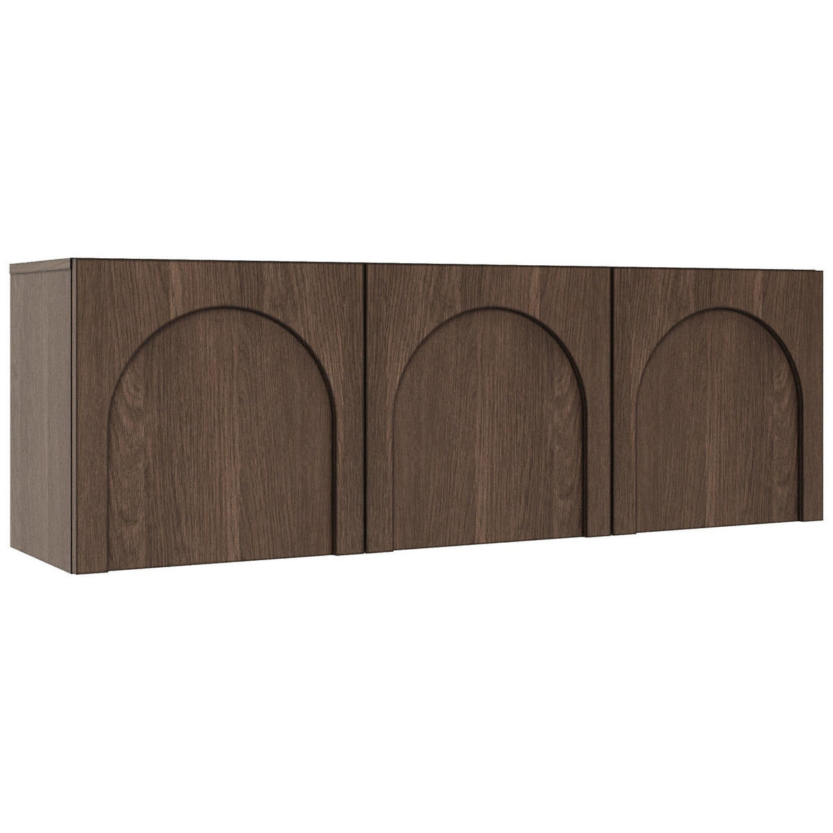 TV stolek Arkadia, dub, 150 cm - tmavě hnědá, kompozitní dřevo (150/49/35cm) - Selsey