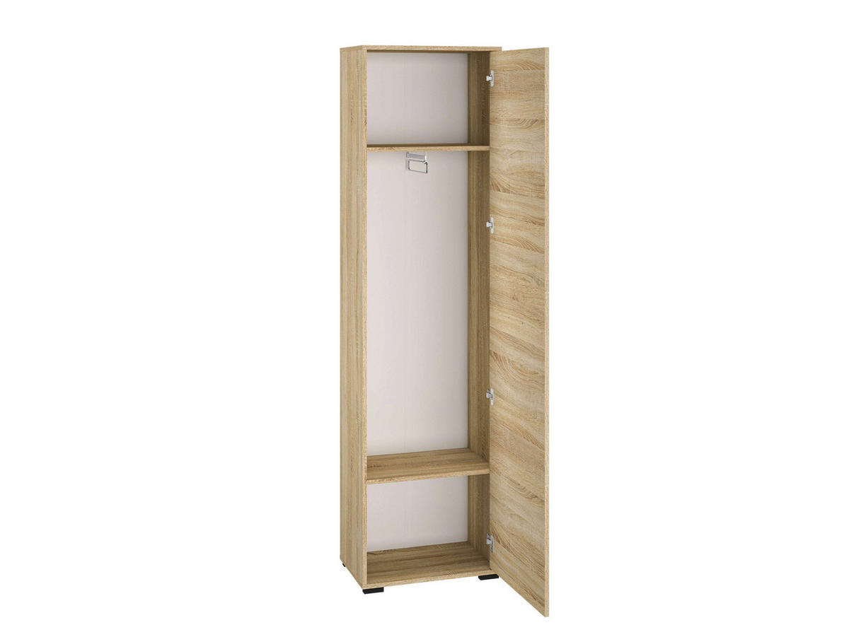 GARDEROBENSCHRANK – 55 cm – Caro – Sonoma Eiche – KL-002 - Sonoma Eiche, Holzwerkstoff (55/199/34cm) - hi-markt