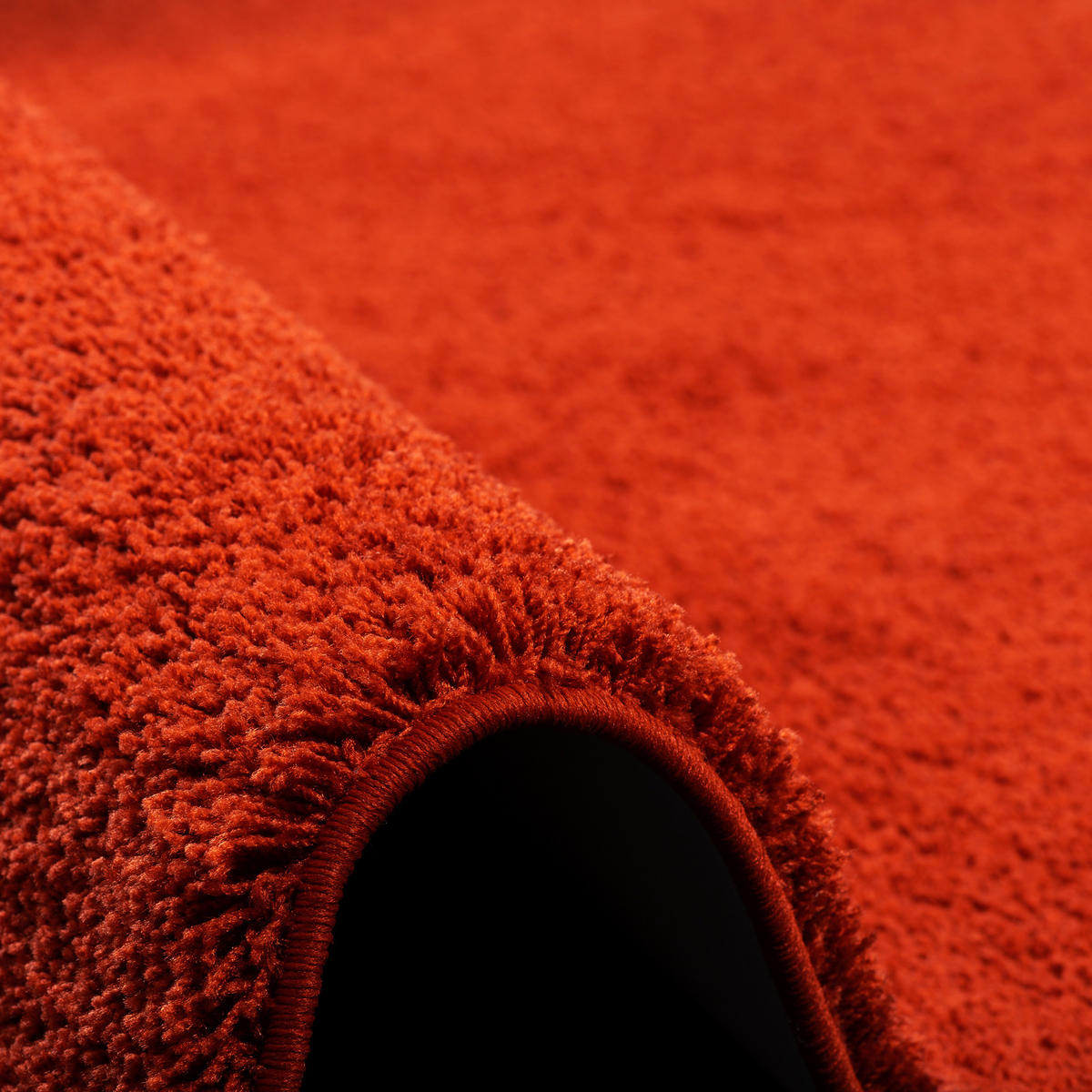 HOCHFLOR SHAGGY TEPPICH PALACE - Rotbraun, Textil (100/300cm) - Snapstyle