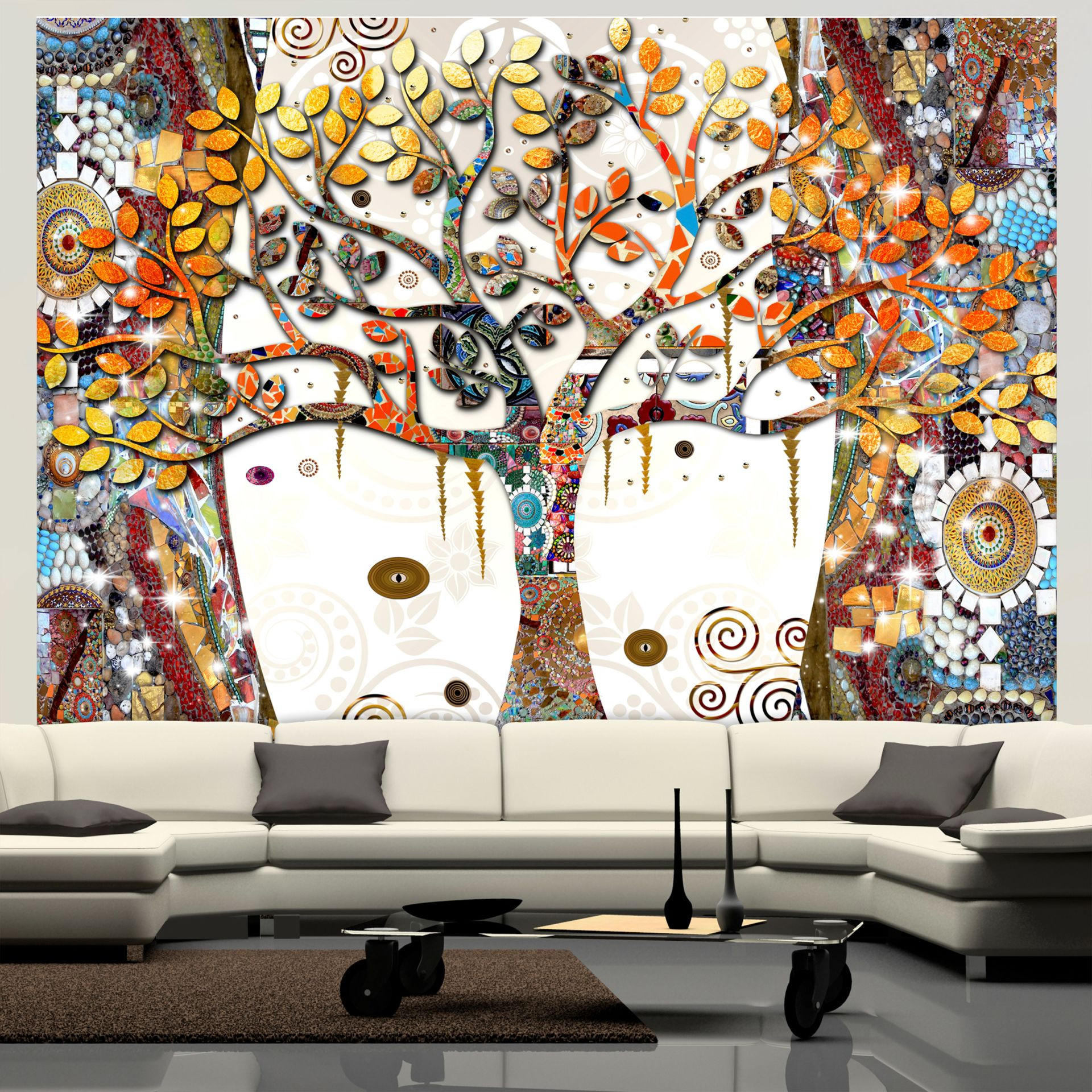 VLIESTAPETE Bunt 450/315 cm - Multicolor, Textil (450/1cm) - KUNSTLOFT
