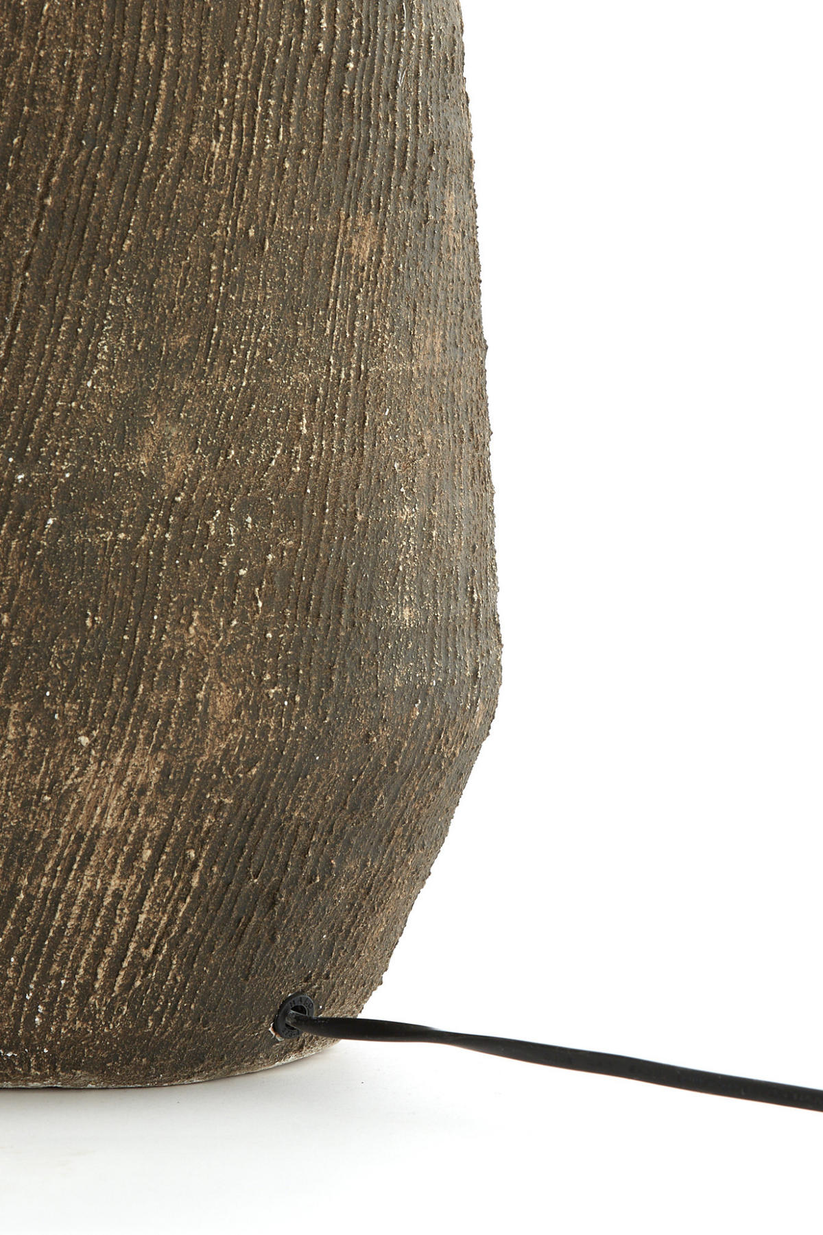 LAMPENFUSS Kidira Braun Ø22,5/57 cm - Braun, Keramik (22.5/22.5/57cm) - Light & Living