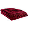 BETTDECKE, 2 x 1.5 m, Rot - Rot, Textil (150/200cm) - KADAX