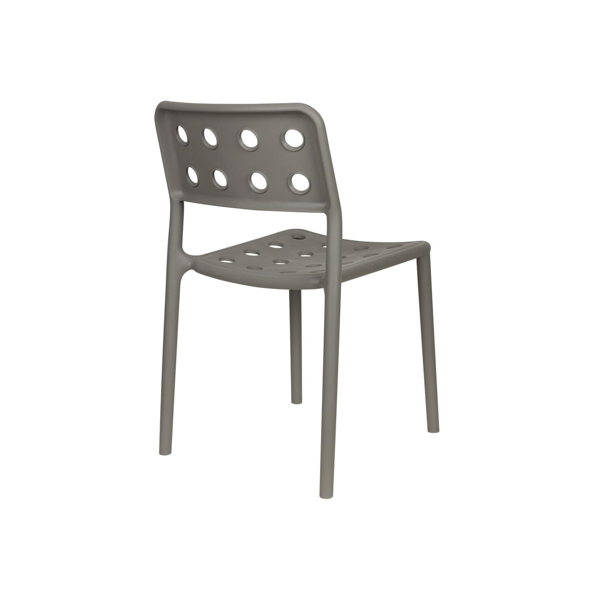 GARTENSTUHL Serra Grau - 4 er Set - Grau, Kunststoff (45.5/80/53cm) - Housecraft Living