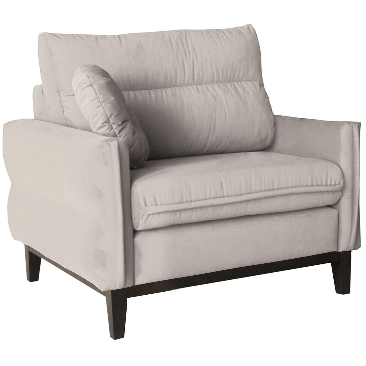 SITZGARNITUR Belweder, zwei Sofas+Sessel, Beige, Velours - Wengefarben/Beige, Holz/Textil (268/95/94cm) - Beautysofa