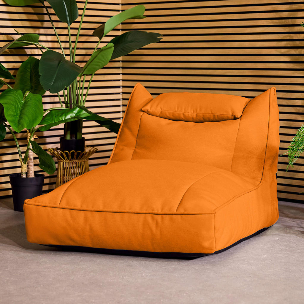 Thumbnail - icon Sitzsack, Orange, Textil, 310 L, 1-Sitzer, Füllung: EPS Mikroperlen, Rechteckig, 84x68x108 cm, Hergestellt in Deuts...