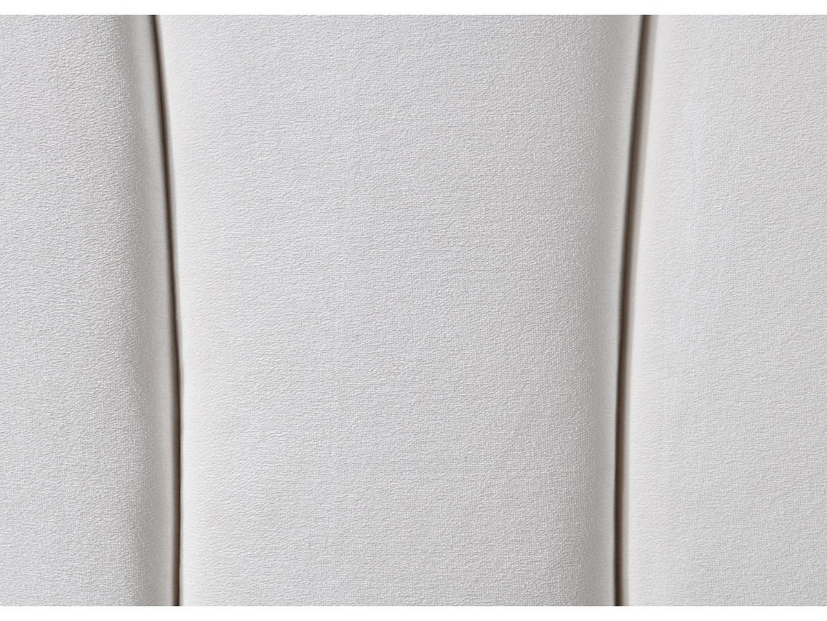 BETTKOPFTEIL - 2 Personen - Samt, Stoff - Weiß - Weiß, Textil (187/114.5/8cm) - Vente-Unique