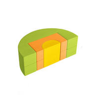 PUZZLE-SOFA mehrteilige Kombination geeignet für Kinder 4er-set - Multicolor, Textil (110/20/110cm) - Vercart