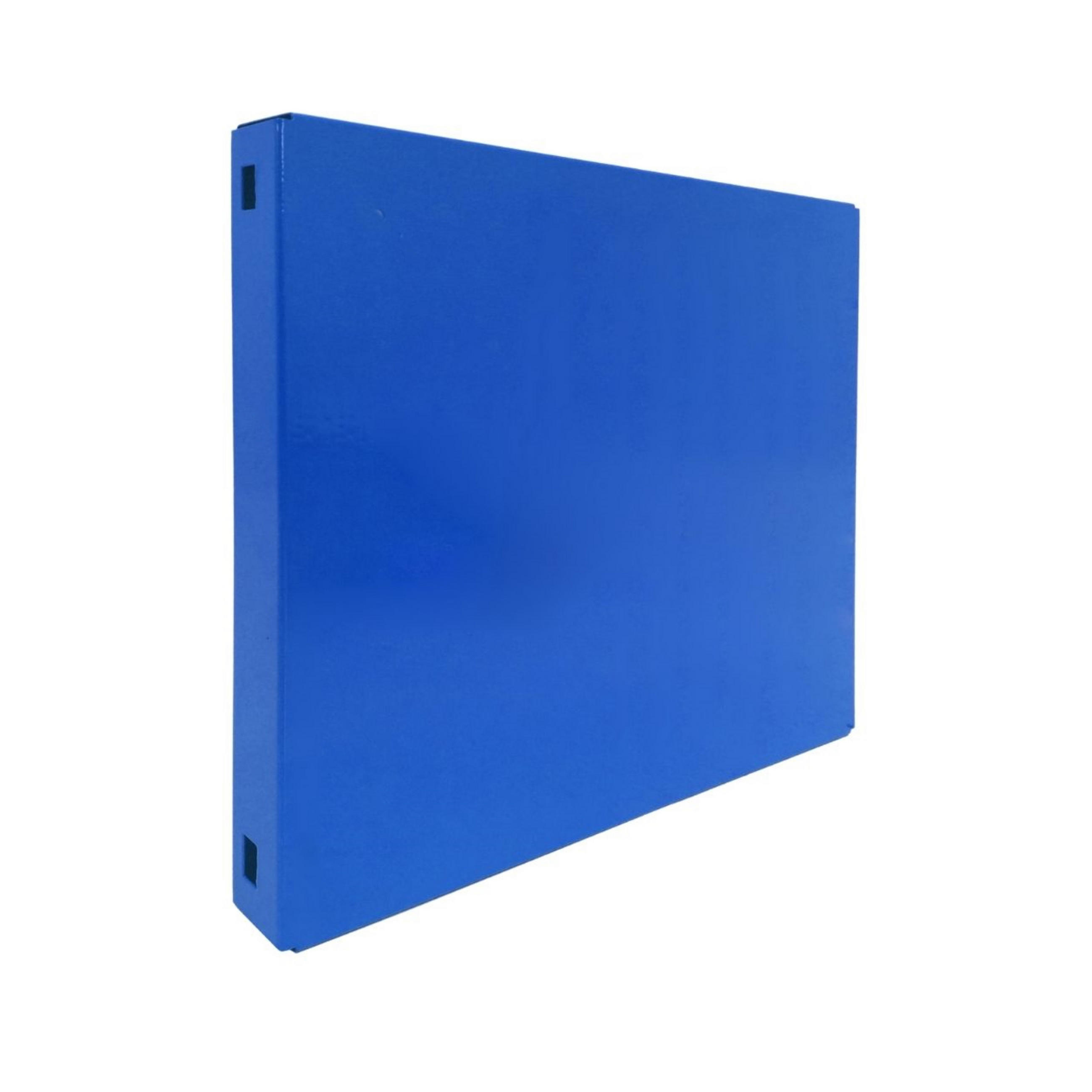 DOPPELPACK 2x Memoboard aus Stahl geschlossen | HxBxT 30x30x3,5cm | Blau | Wandtafel Trägersystem - Blau, Metall (30/30/3.5cm) - PROREGAL