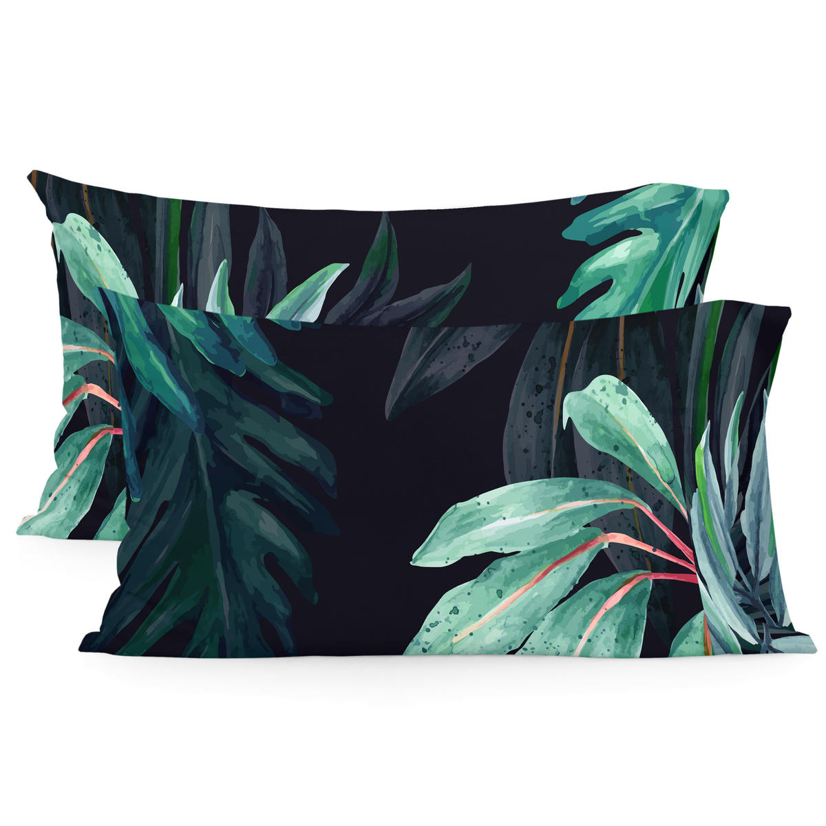KISSENBEZUG ebony 50x75 cm (x2) mehrfarbig - Multicolor, Textil (50/75cm) - Happy Friday