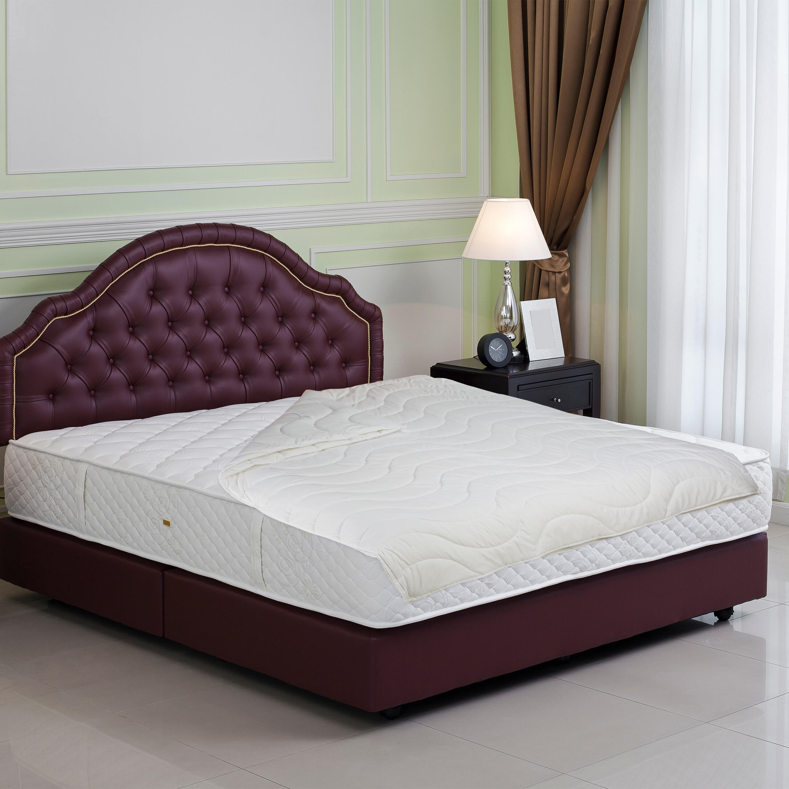 BETTDECKE - Weiß, Textil (155/220cm) - Relaxdays