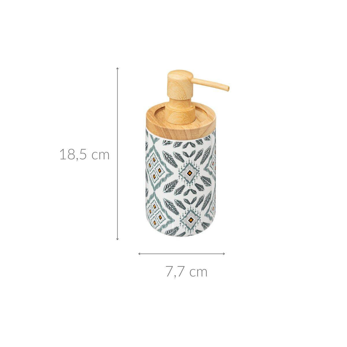 SEIFENSPENDER Hapache Ø 7,7 cm - Blau, Keramik (7.7/18.5/7.7cm)