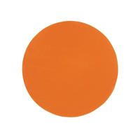 TEPPICH MONO Rund Outdoor Orange 100/100 cm - Orange, Textil (100/100cm) - Tapiso