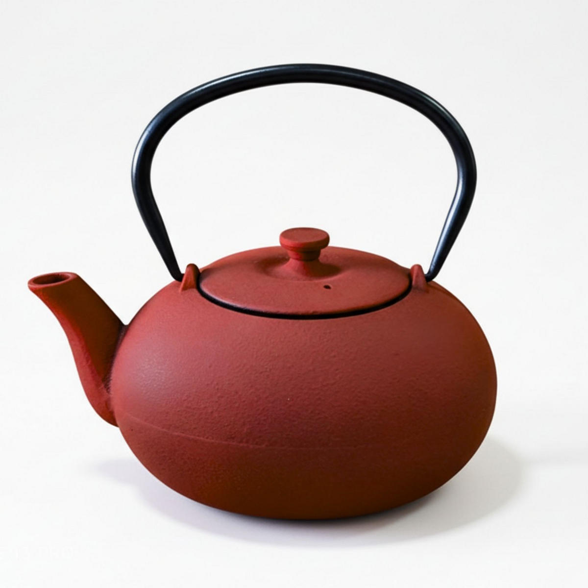 TEEKANNE Gusseisen Nomi 800 ml - Rot, Metall (0.8L) - AROMELIO