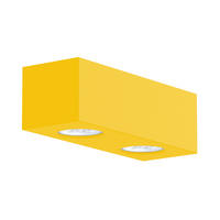 DECKENLEUCHTE - Gelb, Metall (10/25/7cm) - Lumicom