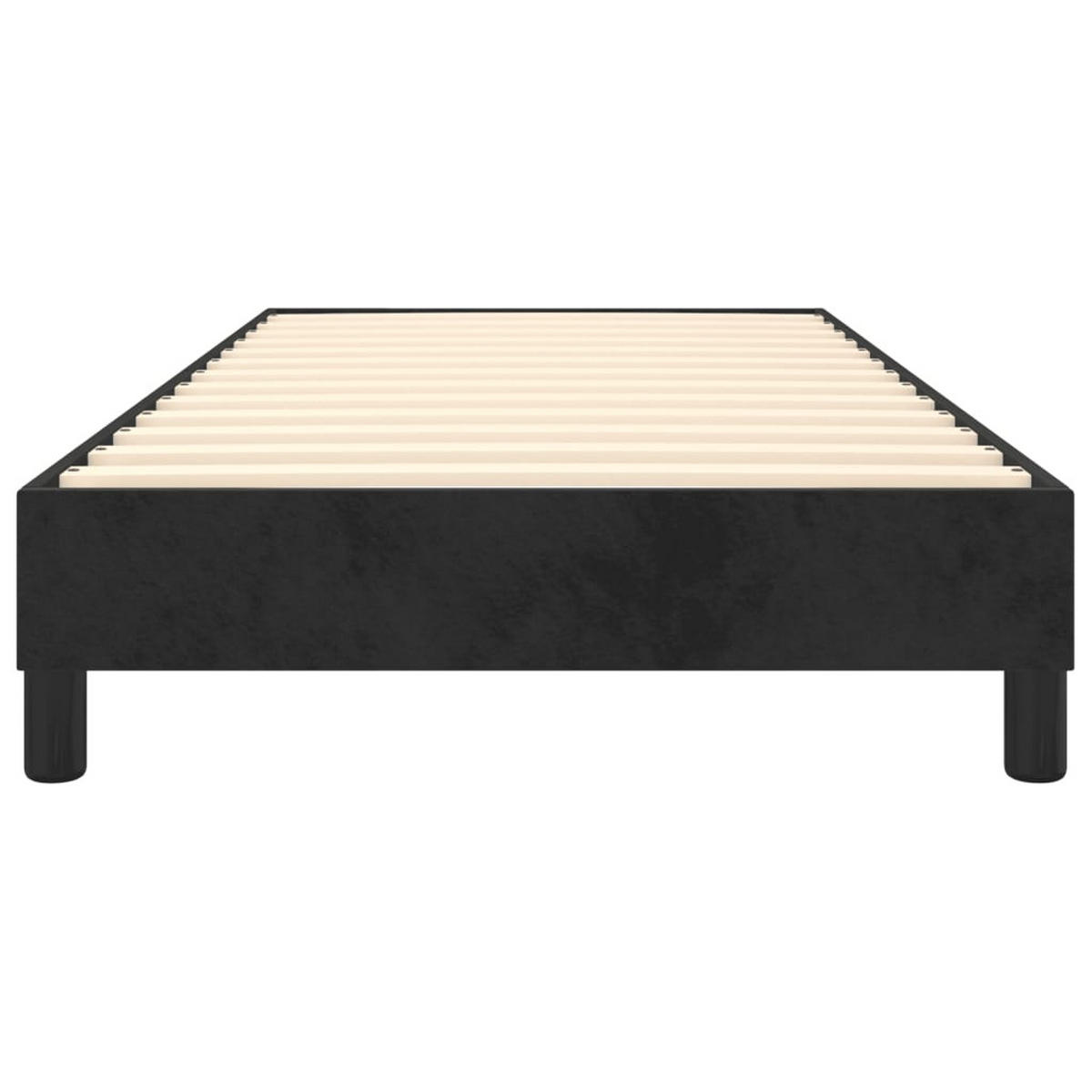 POLSTERBETT Quiring 100/203 cm - Schwarz, Holzwerkstoff (100/200cm) - Nettlife