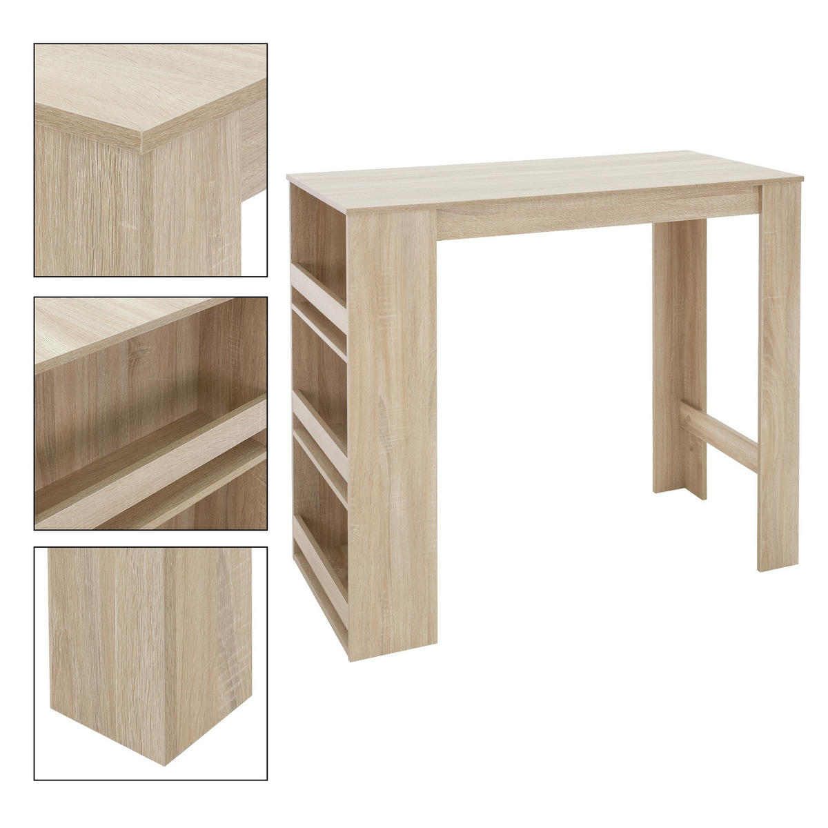 BARTISCH Regal rechteckig Braun 117/106/57 cm - Braun, Holzwerkstoff (57/106/117cm) - ML-DESIGN