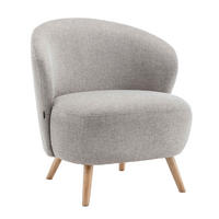 RELAXSESSEL, Beige - Beige, Textil (73/79/74cm) - Oviala