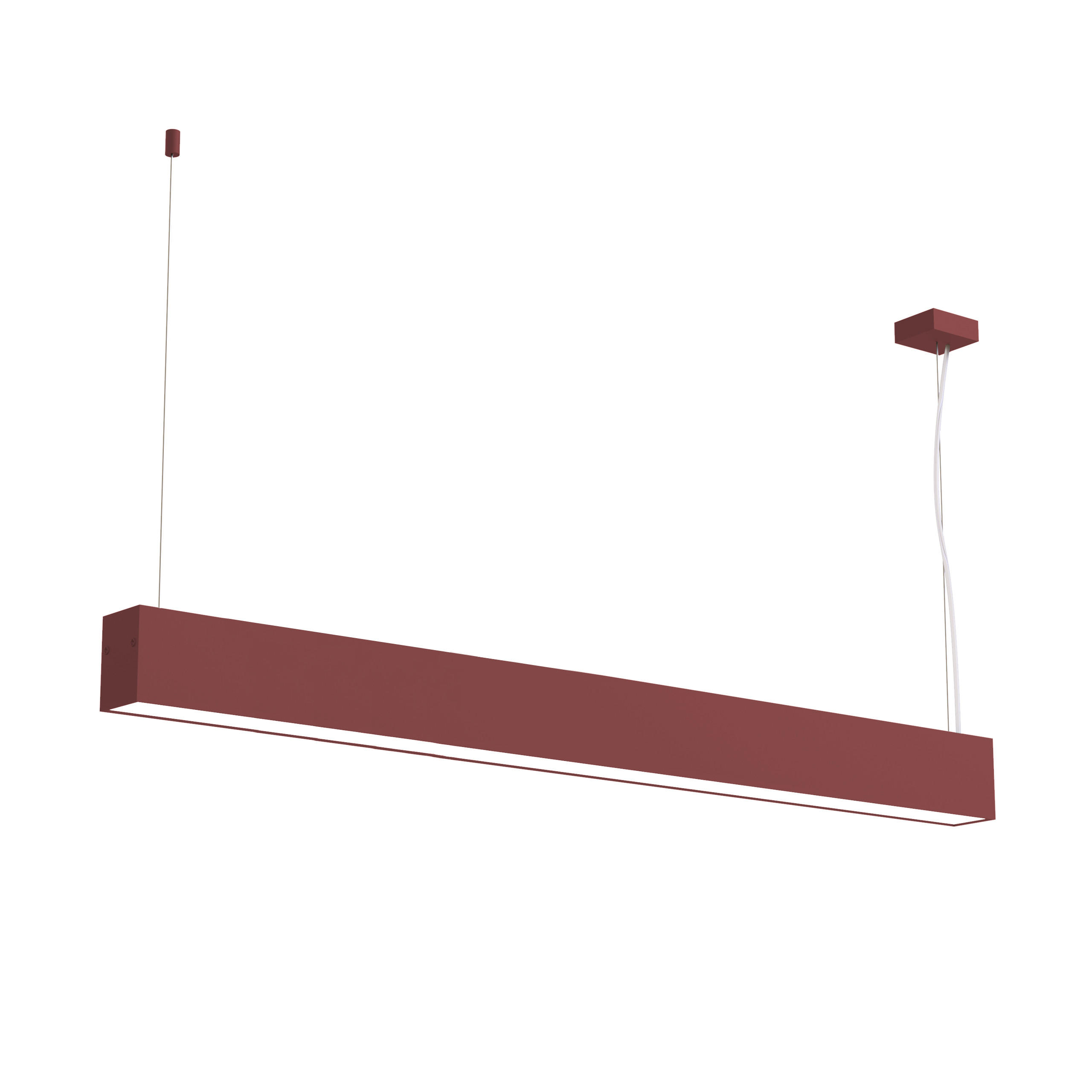 Lumicom Led-Hängeleuchte Rot 100x6.3x4.5 cm