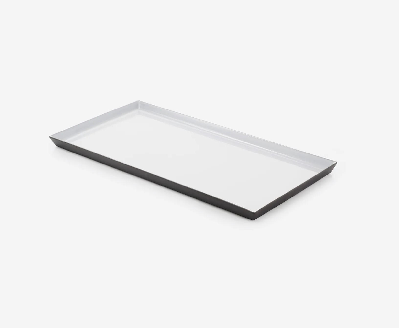 Revol Porcelaine France Servierplatte Weiß 28x2.5x55.5 cm