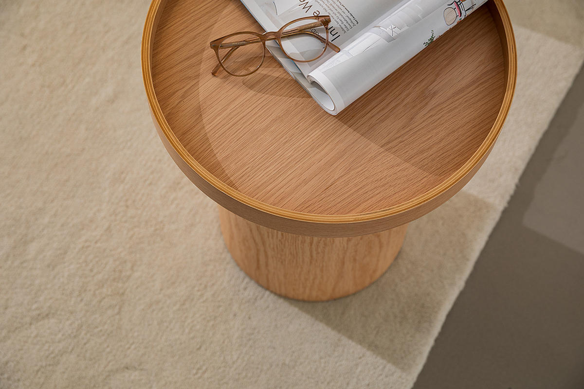 BEISTELLTISCH - Eichefarben, Holzwerkstoff (40/40/45cm) - home24