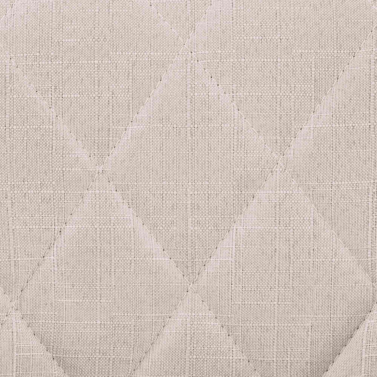 BARHOCKER Stoff creme - Chromfarben/Creme, Textil/Metall (46/83/49cm) - CLP