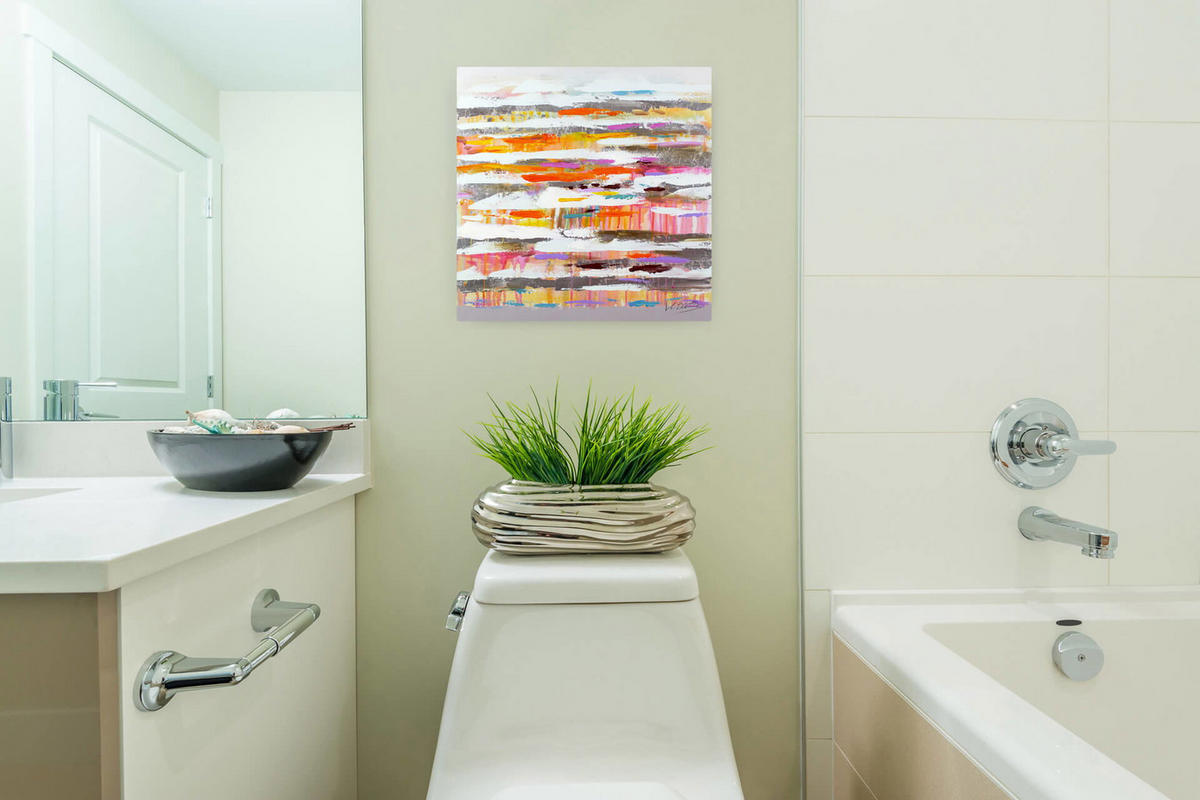 ÖLGEMÄLDE 60/60 cm - Multicolor, Holz/Textil (1.12/60cm) - KUNSTLOFT